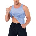 thumbnail image 3 of adviicd Tank Tops Men Gym Mens Tank Top Soft Performance Boxing Gym Shirts Plain Muscle Tee Light Blue,XXXL, 3 of 4
