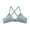 Light blue, variant on Fesfesfes Bras for Women Knitting Stretchy Minimizer Bras Solid Color Cross Back Training Girls Bras 10-12 Years Old