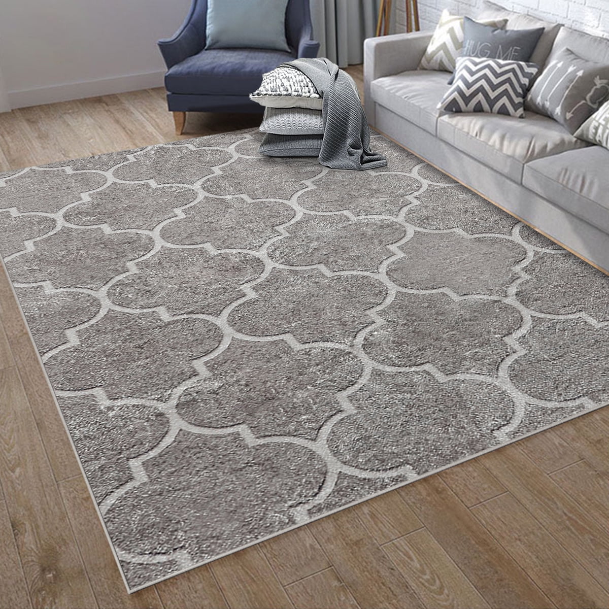 Snailhome Soft Large Area Rugs, Foldable Baby & Pet Friendly Non-Slip  Carpet Floor Mat Decor for Bedroom Living Room Indoor Home(Size: 4 x 5.9  ft, 5.2 x 7.5 ft, 6.6 x 9.5 ft) - Walmart.com