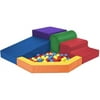 ECR4KIDS SoftZone Primary Climber with Ball Pool