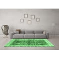 thumbnail image 3 of Ahgly Company Indoor Rectangle Abstract Emerald Green Modern Area Rugs, 2' x 5', 3 of 4