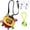 Style C, variant on Colorful Hanging Dog Toy with Elastic Rope, Interactive Squeaky Plush Ball for Small Medium Large Dogs, Tug and Fetch Training Toy for Indoor and Outdoor Play
