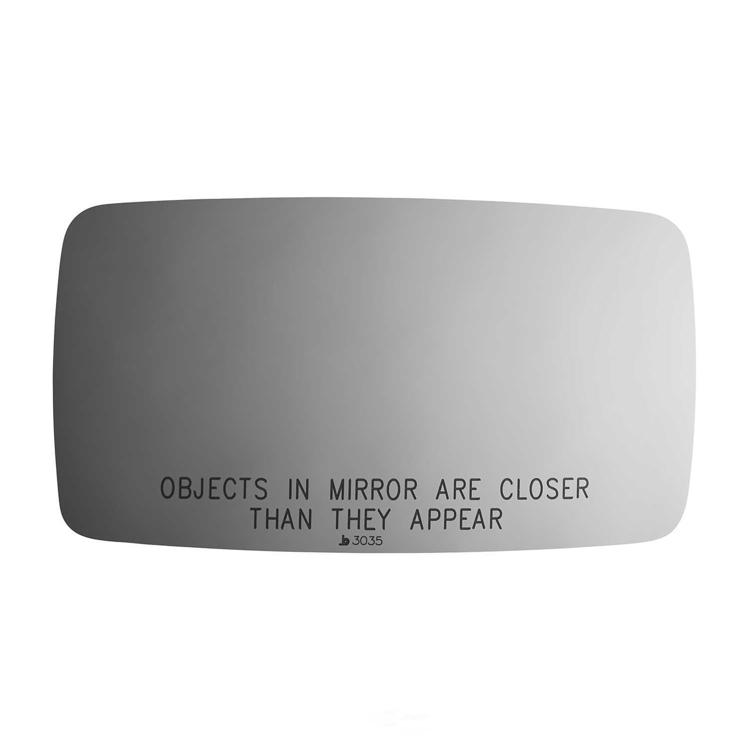 Burco Side View Mirror Replacement Glass - Clear Glass - 3035
