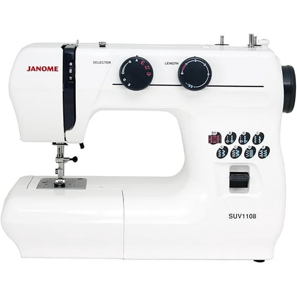 Janome SUV1108 Heavy Duty Sewing Machine with Bonus Accessories