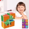 thumbnail image 3 of Bloques de construcción de plástico CUTICAT Juguetes sensoriales educativos apilables para niños Dinosaurio, 3 of 8