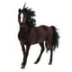 thumbnail image 5 of Figura de caballo de peluche realista, juguete suave para niños, adorno para la decoración del hogar Brownness, 5 of 8