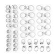 thumbnail image 3 of 50PCS Multi Size 8mm-29mm Stainless Steel Hoop Clamp Automotive Pipes Clip Fixed Tool Accessory, 3 of 7