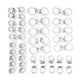 thumbnail image 3 of 50 Uds. Abrazadera de aro de acero inoxidable de varios tamaños, 8mm-29mm, Clip para tubos automotrices, accesorio de herramienta fija, 3 of 7