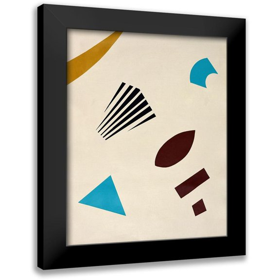 Roberts, Alan 12x14 Black Modern Framed Museum Art Print Titled - Incus Float