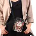thumbnail image 4 of HELLHERO Santa Claus Gift Boxes Cross Body Purse Polyester 2 Layers for Travel Daily Use, 4 of 7