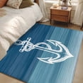 thumbnail image 4 of Anchor 4x6 Area Rugs for Living Room, Blue Gradient Lines Ocean Nautical Non Slip Floor Mat Washable Low-Profile Indoor Carpet for Bedroom, Dining Room, Bathroom, 4 of 9