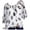 White, variant on kaondbfi Summer Tops for Women Women's Loose Leisure Printed V-neck Elbow Sleeve T-shirt Tops Womens Essentials Fashion Clothing