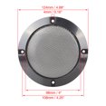 thumbnail image 2 of 4uds 4'' Coche Metal Brillante Audio Altavoz Cubierta Malla Parrilla Cuerno Guardia, 2 of 7