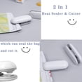thumbnail image 2 of Sellador térmico al vacío portátil, 2 en 1, con funciones de corte y sellado térmico, máquina selladora de bolsas de plástico portátil para uso doméstico., 2 of 5
