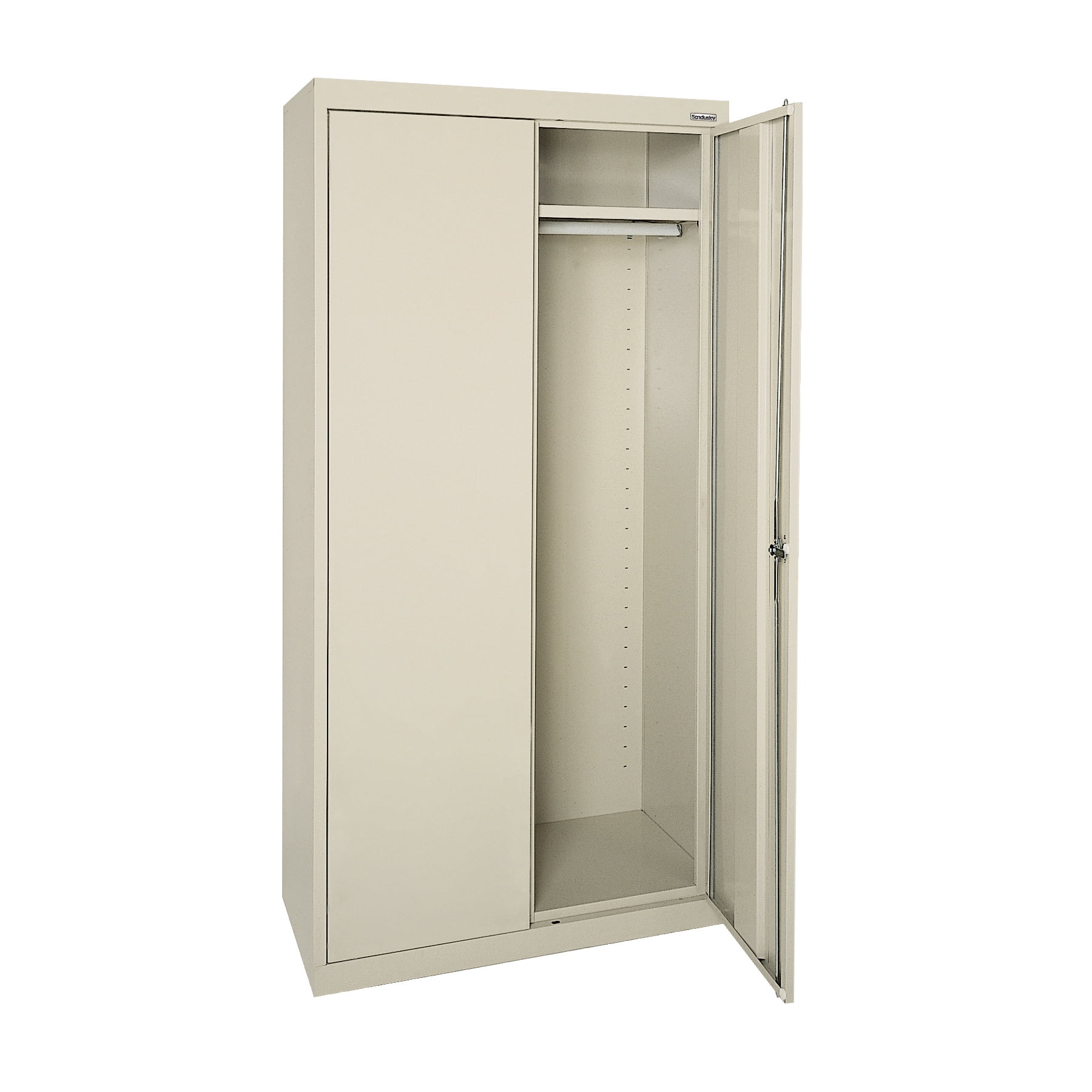 Elite Series Wardrobe Cabinet with Adjustable Shelf, 36"W x 24"D x 72"H, Putty