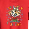 thumbnail image 3 of Paw Patrol - I Brake For Christmas - Toddler And Youth Crewneck Fleece Sweatshirt, 3 of 6