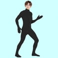 thumbnail image 2 of XXWXYD Combinaison Intégrale pour Enfants à Manches Longues avec Pieds, Col Roulé, Extensible, pour Gymnastique, 2 of 6