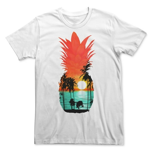 Fifth Sun Mens Guava Dreams Graphic T-Shirt, White, Medium