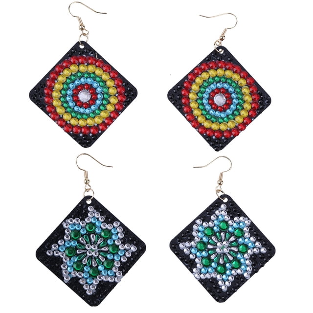 Pendientes 5D DIY Taladro Doble Cara Gota Regalos para Mujeres