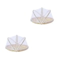 thumbnail image 4 of unbranded 2pcs Woven Bamboo Storage Basket Anti- Cover Bamboo Woven Basket for Home, 4 of 8