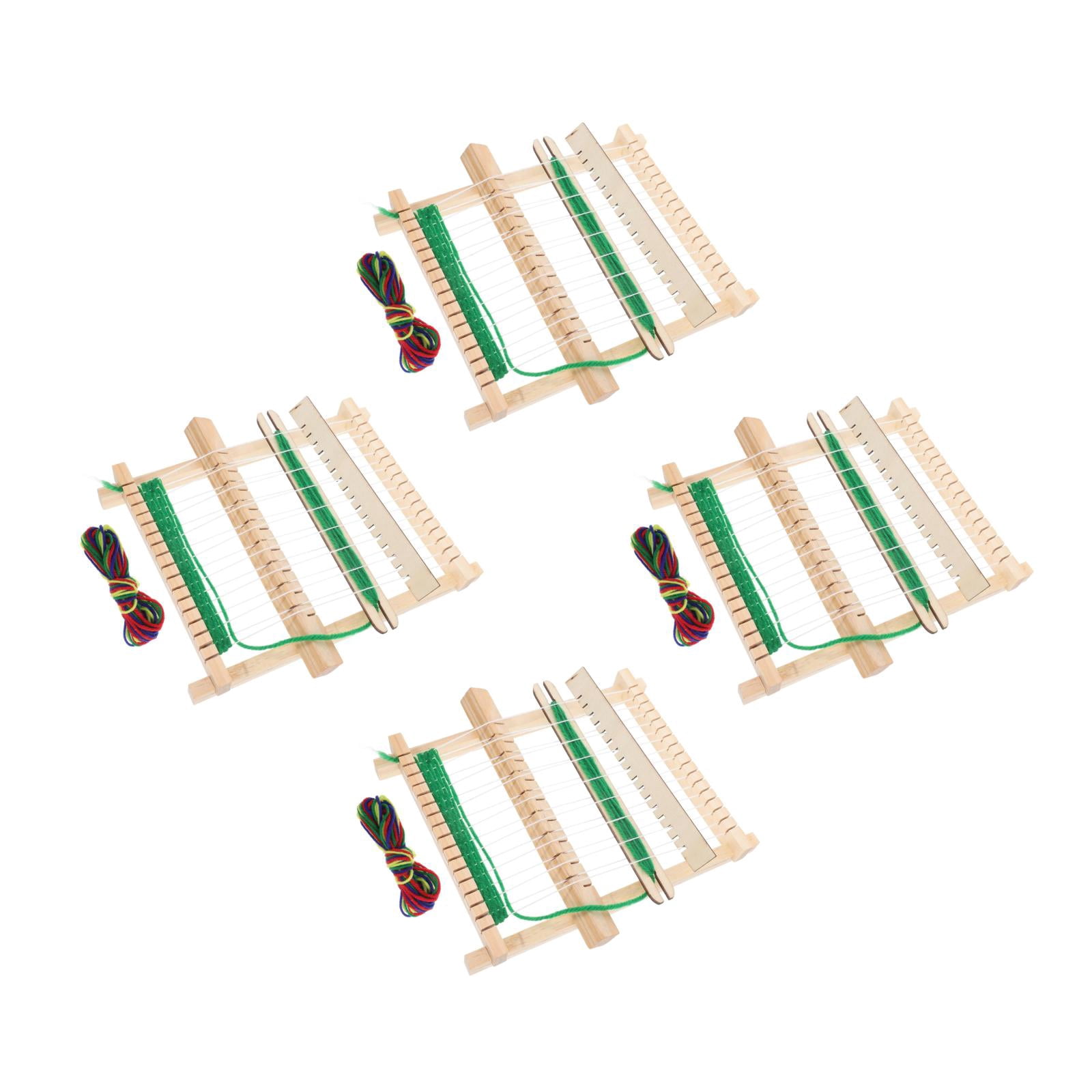 FUEENIRVA Fabric Weaving Machine User Friendly Operation For Crafting Enthusiasts 4Set 8.3x6.5x0.6In