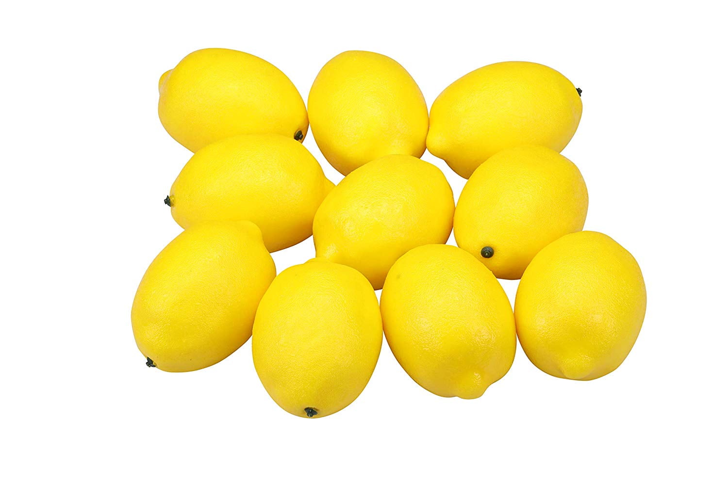 R STAR 10 Pcs Yellow Artificial Lemon Fake Fruit Home Kitchen Party Decorative Props