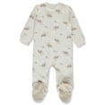 thumbnail image 3 of Carter's Baby Boys' Kangaroo Footed Coveralls Color: white Size: 9 months, 3 of 3