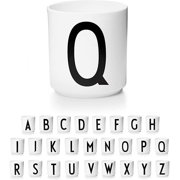 Letter coffee cup / letter Mug simple styleLetter Q