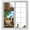Brown, variant on Funny Window View Window Privacy Film, Farmhouse Cow Pig Sheep Floral Barn Frosted Glass Window Clings Static Cling UV Heat Blocking Reusable Door Sticker for Bathroom 17.7 x 39.3 Inch