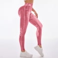 thumbnail image 5 of Anti Cellulite Leggings for Women Full Length Buttery Soft Yoga Pants Tummy Control Compression Pants Fitness Sport Pants 3D Anti Cellulite Leggings for Women 3D Gym Leggings for Women Pink M, 5 of 7