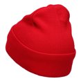 thumbnail image 2 of Coffee Cup Embroidered Long Beanie - Red OSFM, 2 of 5