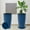 Navy Blue, variant on 2-Pack Extra Large Gray Flower Pots, 21" Lightweight Modern Planters for Outdoor & Indoor Use, Porch Patio Deck Decor
