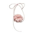 thumbnail image 5 of Flower Choker Necklace Large Flower Choker Neck Flower Choker Festival Party Pink, 5 of 7