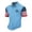 Sky Blue, variant on Men's USA 250th Anniversary Polo Shirt 1776-2026 Patriotic American Flag Sleeve Golf Shirt