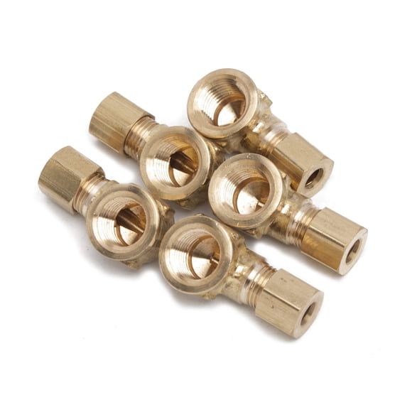 LTWFITTING 1/4-Inch OD x 1/4-Inch Female NPT 90 Degree Compression Elbow,Brass Compression Fitting(Pack of 200)