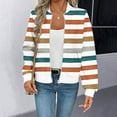 thumbnail image 2 of Ashirexll Womens Winter Coats, Womens Fleece Coats, Winter Fashion Gradient Print Pocket Zipper Long Sleeve Casual Outerwear Jacket, 2 of 5