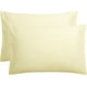 thumbnail image 1 of FLXXIE Paquete de 2 fundas de almohada estándar de microfibra, 1800 fundas de almohada súper suaves con cierre de sobre, fundas de almohada resistentes a las arrugas, la decoloración y las manchas par, 1 of 4
