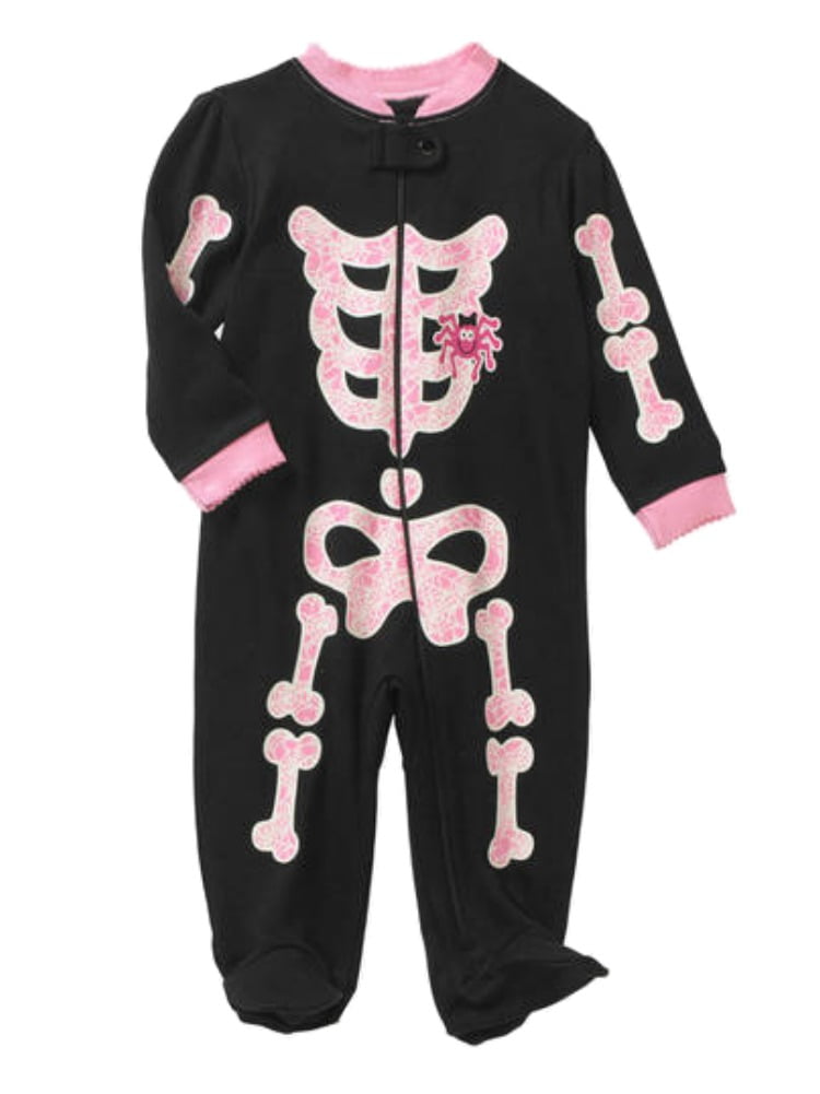 baby skeleton pajamas