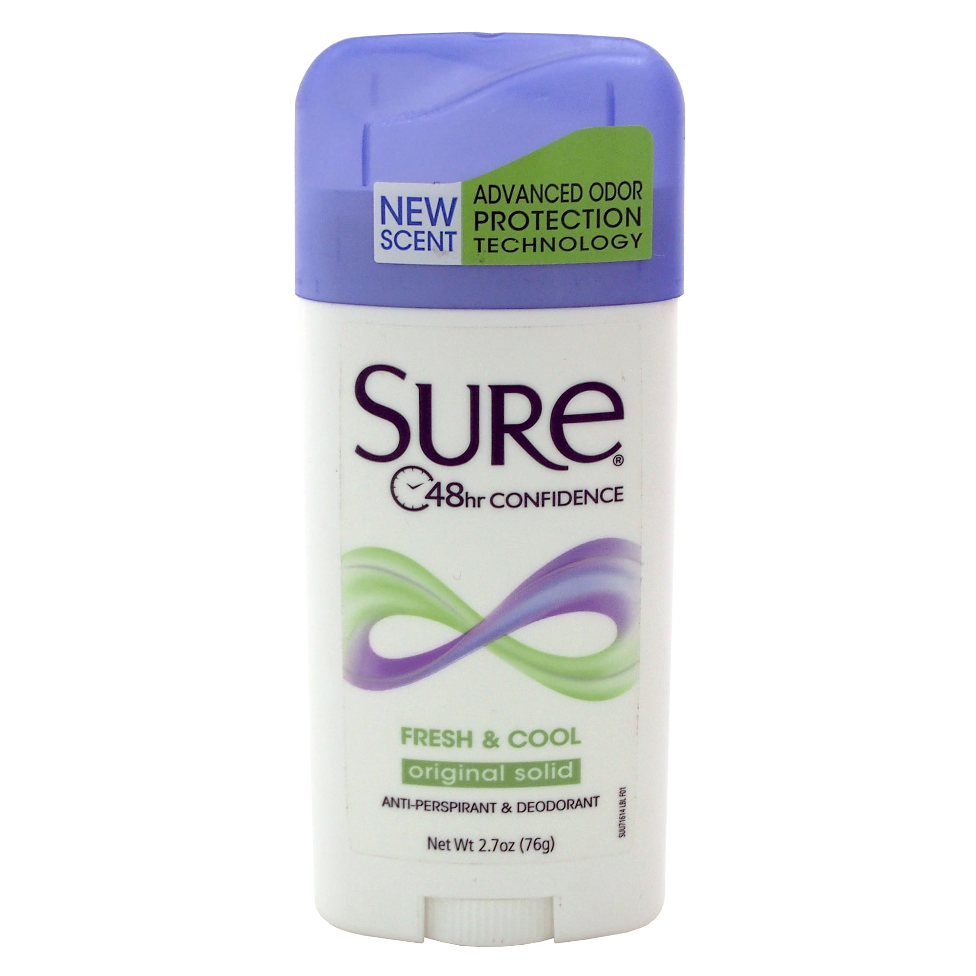 Original Solid Fresh Scent AntiPerspirant Deodorant by Sure for Unisex