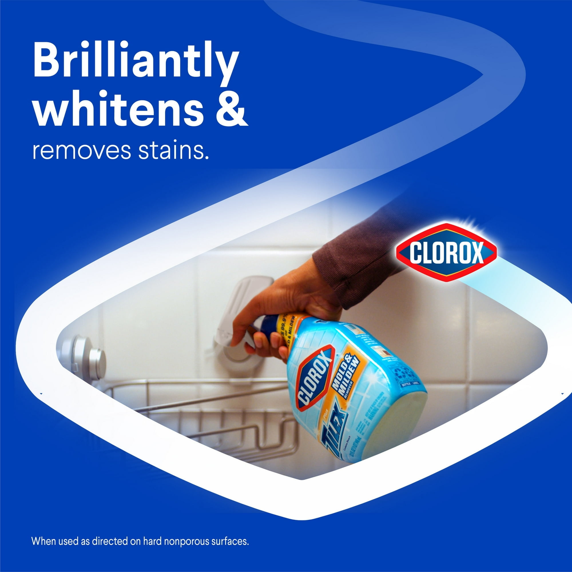 Clorox Plus Tilex Mold and Mildew Remover Bathroom and Shower Cleaner Spray, 32 oz
