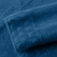 thumbnail image 4 of MVRLSH Women's Oversized Sweaters for Women Lightweight Wool Knit V Neck Long Sleeve Casual Loose Pullover Fall Fashion Tops Cardigan Sweater Blue - XXL, 4 of 6