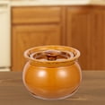 thumbnail image 4 of Phenofice 500ml Clay Soup Pot With Lid, Brown Ceramic Stew Jar For Home And Commercial Use, 4 of 8