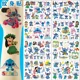 thumbnail image 4 of Pegatinas de tatuajes de Disney Stitch, bonitos juguetes de dibujos animados para niños, decoración de fiesta de cumpleaños, accesorios de cosplay de Halloween, regalos para niños, 4 of 5