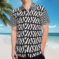 thumbnail image 5 of High Quality Hawaiian Shirts for Men Short Sleeve Aloha Beach Shirt Floral Summer Casual Button Down Shirts Blouses TSXS53, 5 of 7
