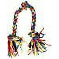 thumbnail image 2 of Mammoth Pet Products Cloth Dog Toy Rope 3 Knot Tug, 2 of 3