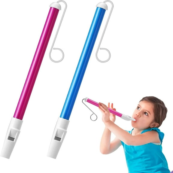 2 PCS Sliding Whistle Toy for Kids,Slide Whistle with Stainless Steel Sliding Drawbars,Slide Whistle Toy for Kids Musical Training Toys for Beginners, Kids Gift, Birthday Gift
