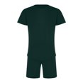 thumbnail image 4 of Conjuntos cortos Cagnkofi para hombre, conjuntos de 2 piezas, chándales de verano, camisetas y pantalones cortos casuales de manga corta con cuello redondo, chándal, 4 of 6