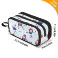 thumbnail image 4 of FORMRS Pencil Case with 3 Compartments Zipper Pouch, Elementary School Level and up, Blue Ice Hockey, 4 of 8