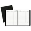AT-A-GLANCE Weekly Appointment Book, Academic, 8 1/4 x 10 7/8, Black, 2017-2018