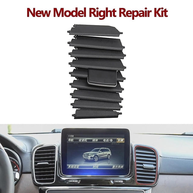 Car Front Center AC Vent Grille Air Conditioning Outlet Clip Repair Kit For Mercedes Benz W166 W292 ML GL GLS GLE 1668300054~9181